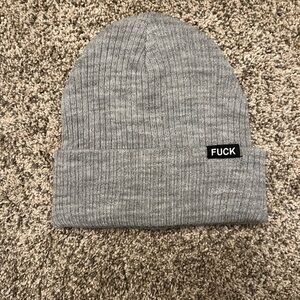 Gray Beanie Hat